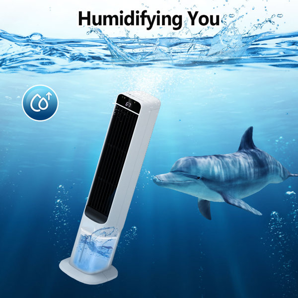 oylus 41.5" Evaporative Air Cooler Tower Fan Humidifier Portable Air